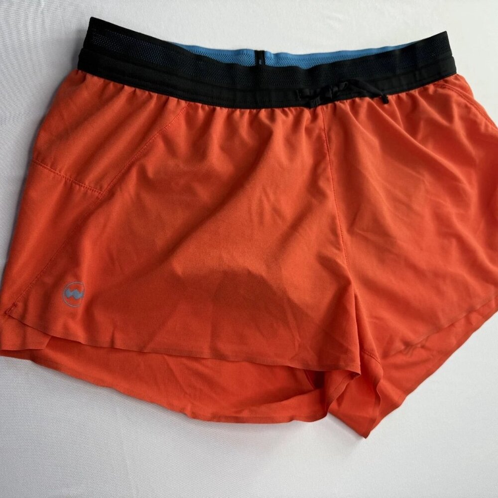 JANJI Running Shorts Athletic Size Adult Medium. Orange. Lined - Picture 6 of 11